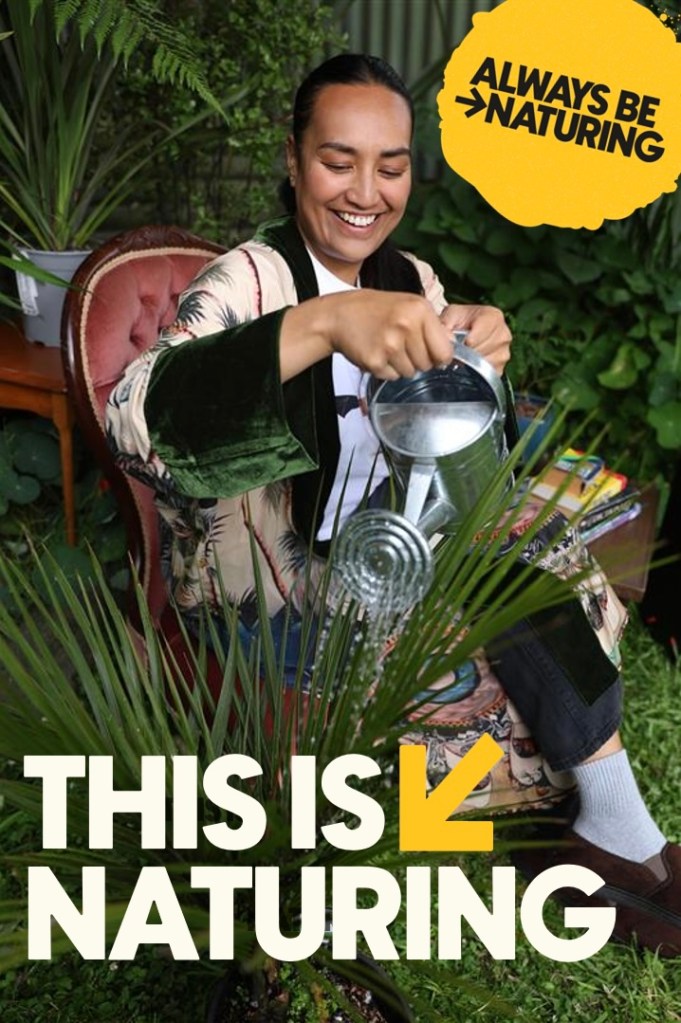 Caring for native plants is naturing.